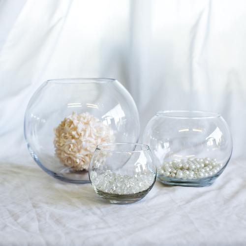 Glass Sphere (Fishbowl) Vases (10cm)