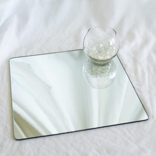 Square Table Display Mirror Plates (30cm)