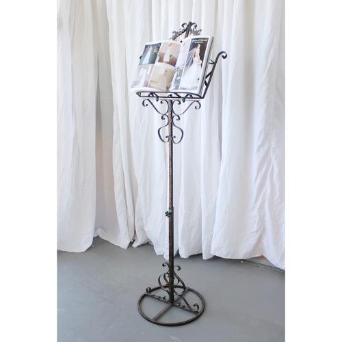 Wrought Iron Rustic Music Stand