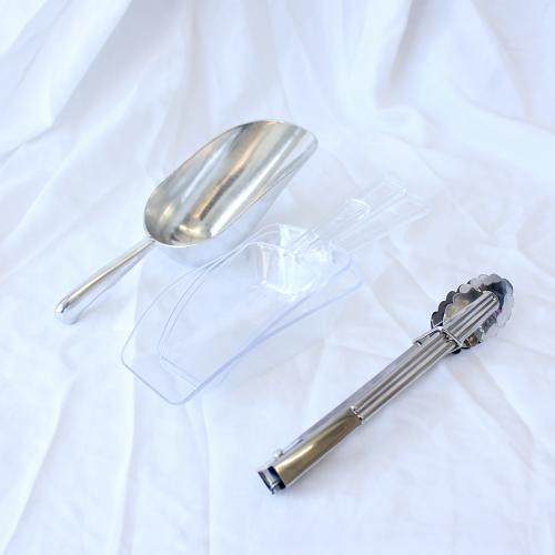 Clear Candy Bar Scoops - Set of 3